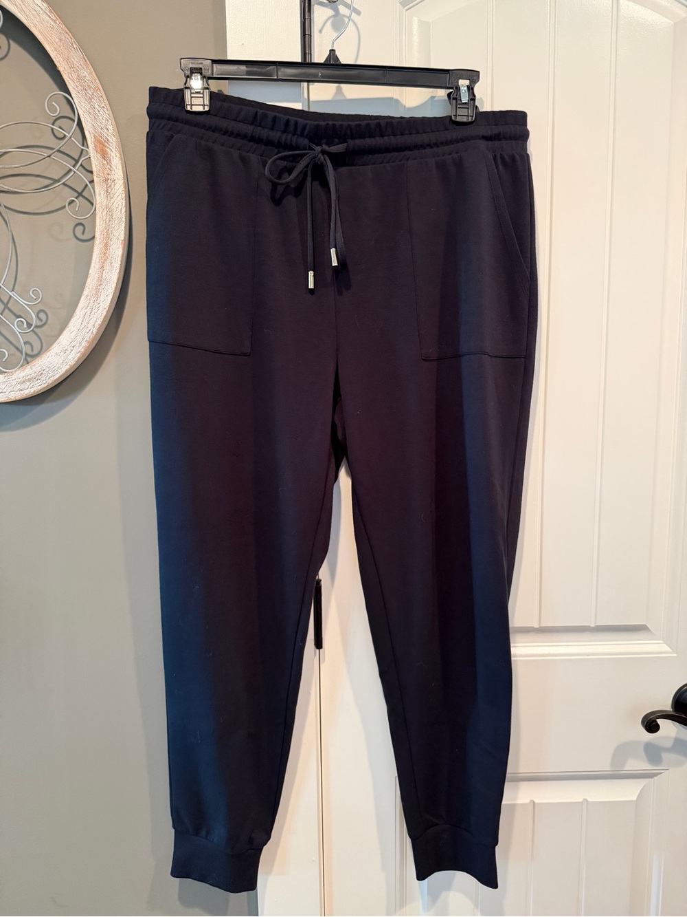Everyday Black Drawstring Jogger Pants for Women